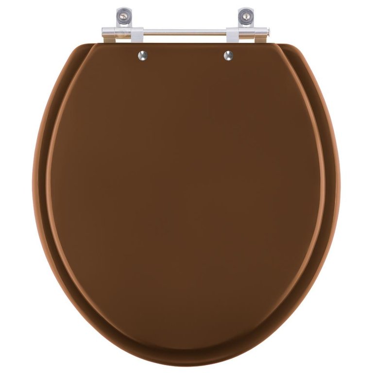 Tampa de Privada em Mdf Evolution Ocre para Bacia Santamarina
