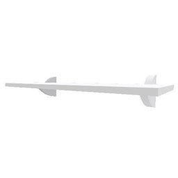 Prateleira 20x60 cms com suporte incluso DECORE CLIP 2060 - Branco - 1