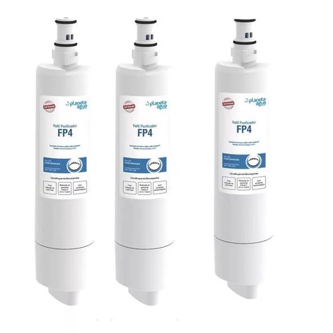 Kit 3 Refil Fp4 Aparelhos: Consul Cpc31, Cpc31ab, Cpc31af, Cpc30ab, Cpc30af e Cpb35ab.