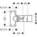 Ver imagem 2 de Base de Registro de pressão convencional de 3/4" DN20