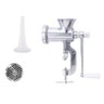 Moedor de Carne Funil Para Linguiça Maquina de Moer Numero 10 Aluminio Manual Cozinha Restaurante - 1