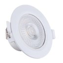 Ver imagem 1 de Spot de Embutir LED Redondo PP 7W 4000K Luz Amarela Luminária Teto/Gesso Startec