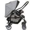 Carrinho de Bebê Reversivel Travel System Até 15 Kg Rio K Burigotto Cinza Mesclado - 2