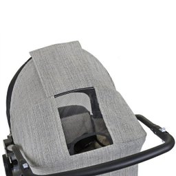 Carrinho de Bebê Reversivel Travel System Até 15 Kg Rio K Burigotto Cinza Mesclado - 3