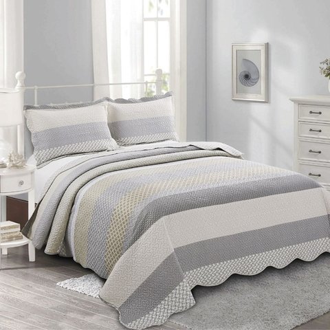 Kit Colcha Casal Evolution Patchwork 220x240cm Camesa Evolution 94049000 Saluzo