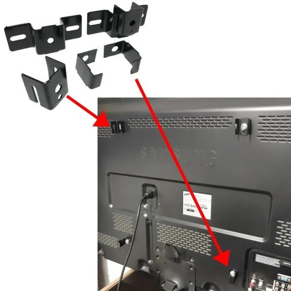 Suporte Universal Fixo de Painel para TV Samsung Lg Sony Philco Philips ...