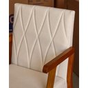 Ver imagem 2 de Poltronas Decorativa Madeira Maciça -aurora - Requinte Salas