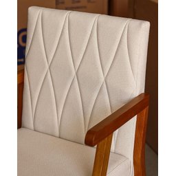 Poltronas Decorativa Madeira Maciça -aurora - Requinte Salas - 2