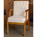 Ver imagem 1 de Poltronas Decorativa Madeira Maciça -aurora - Requinte Salas