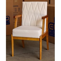 Poltronas Decorativa Madeira Maciça -aurora - Requinte Salas - 1