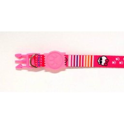 Coleira Seda Estampa da Monster High Cor Rosa Tamanho Único - 2