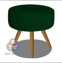Ver imagem 1 de Puff Redondo Pés Palito Verde
