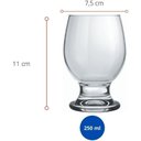 Ver imagem 2 de Jogo de Taça para Água 250ml Paulista 6 Peças - Transparente Nadir