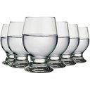 Ver imagem 1 de Jogo de Taça para Água 250ml Paulista 6 Peças - Transparente Nadir