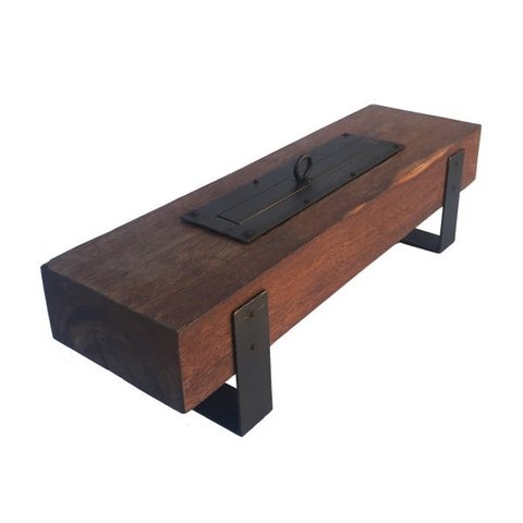 Lareira Ecológica De Madeira e Ferro Decoração Interna a Álcool 92°