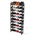 Ver imagem 4 de Sapateira 30 Pares 10 Prateleiras Estante Armazenamento Empilhável Suporte para 60 S Organizador