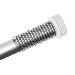 Tubo Ligaçao C/spud Pvc Sanfonado Cromado Censi 7289 - 2
