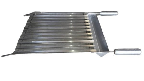 Grelha de Inox Argentina 65x40cm - Arteinoxx