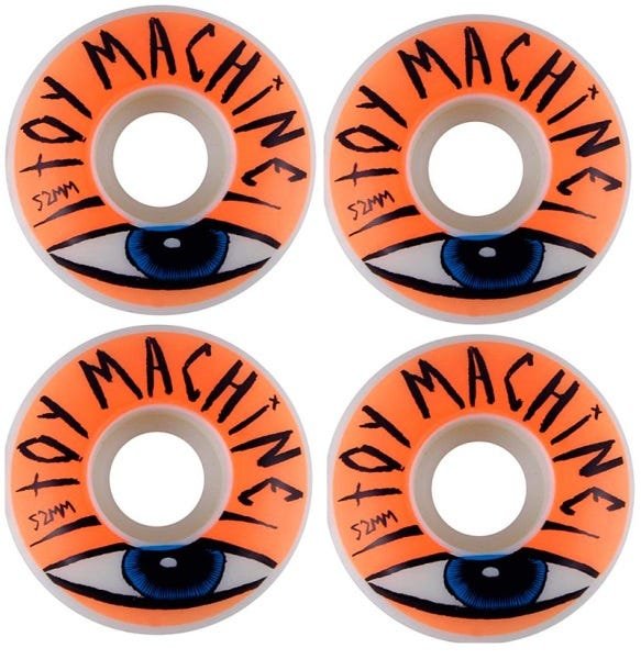 Roda Toy Machine Sect Eye Orange 52MM - 2
