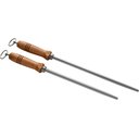 Ver imagem 2 de Chaira Profissional Cabo Madeira CRV11MM X 12"-Chaira Lâmina Lisa
