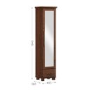 Ver imagem 3 de Sapateira Linha Ouro Café 1 Porta com Espelho e 1 Gaveta Madeira Pinus - Finestra 2245W