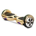 Ver imagem 1 de Hoverboard 6.5 Dourado Cromado Bluetooth Bolsa Bat. Samsung