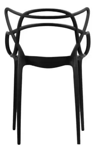 Ver imagem 4 de Cadeira Preta Allegra para Cozinha/mesa/jantar/varanda
