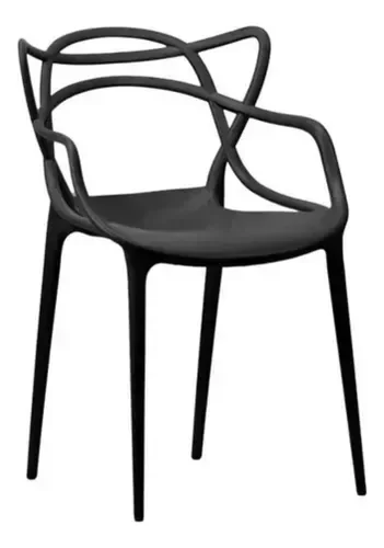Ver imagem 7 de Cadeira Preta Allegra para Cozinha/mesa/jantar/varanda