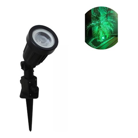 Espeto de Jardim Led Cor Verde 5w Bivolt a Prova D'água Opus