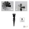 Espeto de Jardim Led Cor Verde 5w Bivolt a Prova D'água Opus - 2
