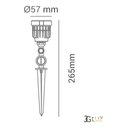 Ver imagem 4 de Espeto de Jardim Led Cor Verde 5w Bivolt a Prova D'água Opus