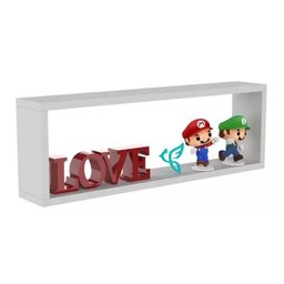 Nicho Mdf Branco Tx Retangular 60l X 10p X 20a Cm Nchbr022 - 3