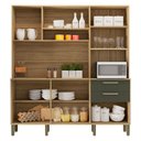 Ver imagem 3 de Cozinha Ambiente Ferrara 6 Portas e 2 Gavetas Freijó Real - Kits Paraná