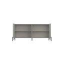 Ver imagem 4 de Buffet Bend 180 cm Porta Frisada Incolar Grigio com Pé Preto