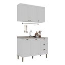 Ver imagem 2 de Armário de Cozinha Americana Modulada 120cm com Balcão para Pia Multimóveis CR20492