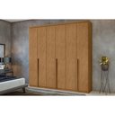 Ver imagem 1 de Guarda Roupa Casal 6 Portas e 4 Gavetas Alonzo New Amêndoa - Lopas