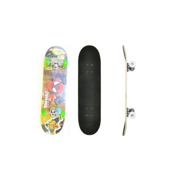 Skate Completo Semi Profissional Truck Blindado Rodas Gel - 1