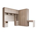 Ver imagem 2 de Conjunto Guarda-Roupa Modulado 4 Peças 6 Portas Duna Infinity 532,3cm Bege