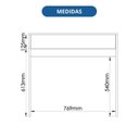 Ver mais imagens de Conjunto Guarda-Roupa Modulado 4 Peças 6 Portas Duna Infinity 532,3cm Bege