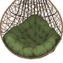 Ver mais imagens de Balanço Suspenso Ninho Gota com Mola e Mosquetão Almofada Impermeável Gourmet Área Externa:a5