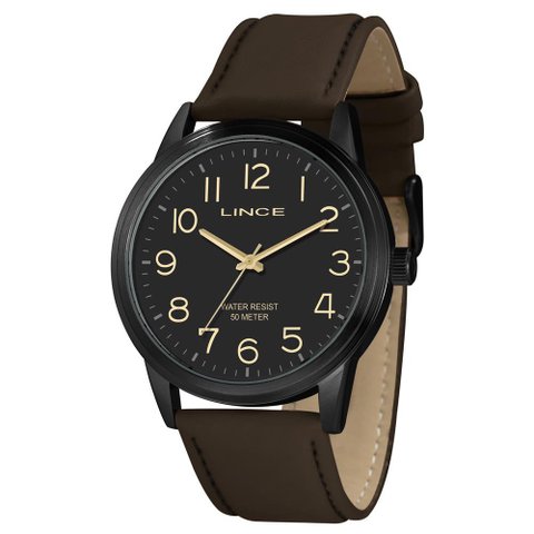 Relógio Lince Masculino Ref: Mrch190l46 P2nx Casual Black Mrch190l46-P2nx
