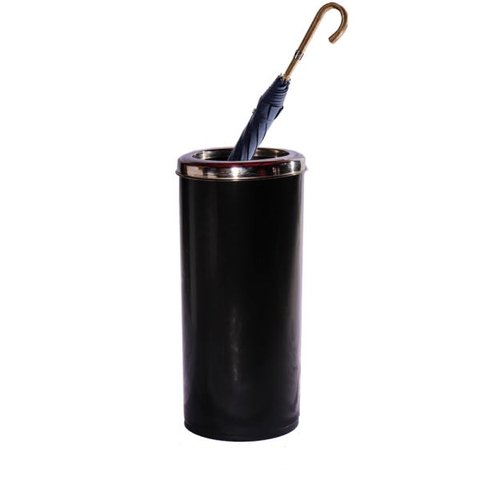 Porta Guarda-Chuva Plástico preto 24X50 cm