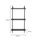 Ver imagem 3 de Prateleira Tripla Vertical para Organização e Decoração Eloa
