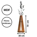Ver imagem 3 de Vaso de Chão Decorativo Grande Ipanema Mdf