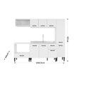 Ver imagem 3 de Cozinha 5 Peças 9 Portas Light Branco