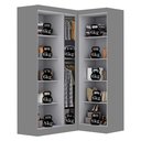 Ver imagem 6 de Guarda-roupa Modulação 5 Portas Canto Paris