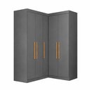 Ver imagem 2 de Guarda-Roupa Modulação 5 Portas Canto Paris