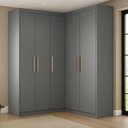 Ver mais imagens de Guarda-roupa Modulação 5 Portas Canto Paris