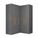 Ver imagem 2 de Guarda-Roupa Modulação 5 Portas Canto Paris
