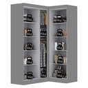 Ver imagem 6 de Guarda-roupa Modulação 5 Portas Canto Paris